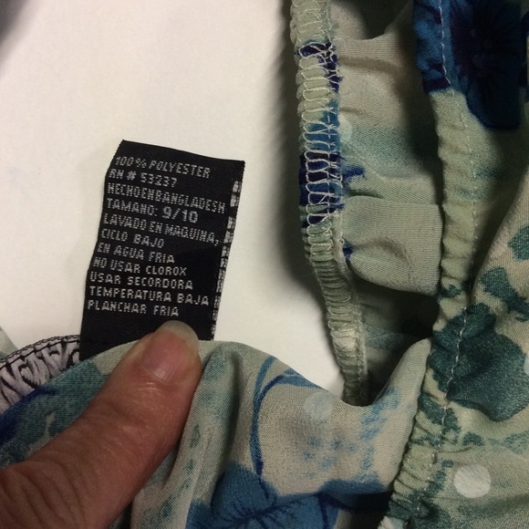 Nicolete Green/Blue Floral Dress - Picture 12 of 12